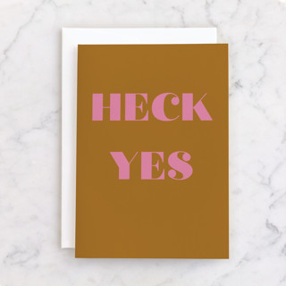 Heck Yes Individual Congrats Greeting Cards