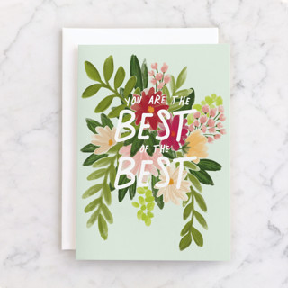 best bestie Individual Congrats Greeting Cards