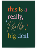 Really Big Deal Individual Congrats Greeting Cards