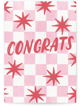 Stars Individual Congrats Greeting Cards
