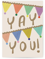 Yay You! Individual Congrats Greeting Cards