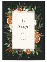 Fruitful Holiday Individual Seasonal Greeting Cards