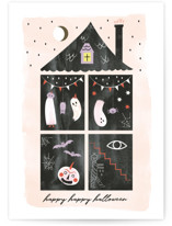 happy happy halloween Individual Seasonal Greeting Cards