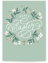 Easter Flowers Individual Seasonal Greeting Cards