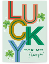 lucky for me Individual Seasonal Greeting Cards