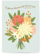 Spring bouquet Individual Seasonal Greeting Cards