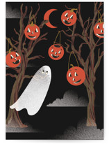 Pumpkin Trees Individual Seasonal Greeting Cards