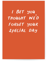 Wrong Holiday Individual Father's Day Greeting Cards