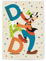 Disney Goofy Dad Individual Father's Day Greeting Cards
