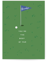 Hole in One Individual Father's Day Greeting Cards