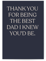 Thank You Individual Father's Day Greeting Cards