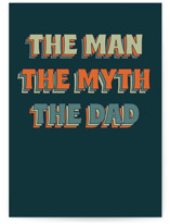 Retro Legend Individual Father's Day Greeting Cards