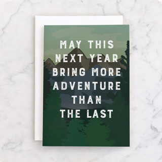 More Adventure Individual Masculine Birthday Greeting Cards