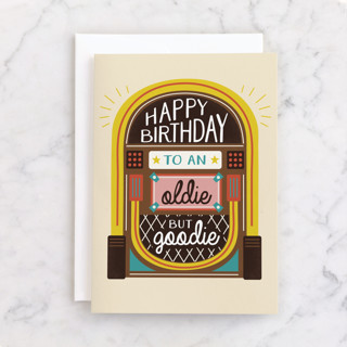 Oldie but Goodie Individual Masculine Birthday Greeting Cards