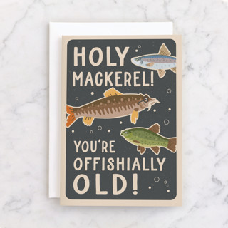 Holy Mackerel Individual Masculine Birthday Greeting Cards