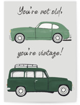 Classy Individual Masculine Birthday Greeting Cards