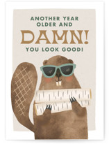 damn you look good Individual Masculine Birthday Greeting Cards