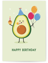 Birthday Avo Individual Masculine Birthday Greeting Cards