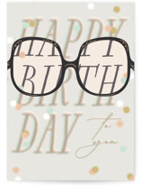 Presbyopia Individual Masculine Birthday Greeting Cards