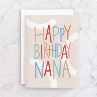 Nana's Birthday Individual Feminine Birthday Greeting Cards