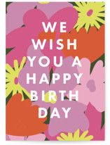 Modge Podge Individual Feminine Birthday Greeting Cards