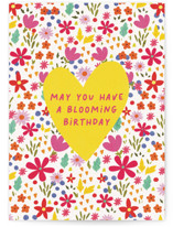 Blooming Birthday Individual Feminine Birthday Greeting Cards