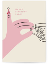 Lady Individual Feminine Birthday Greeting Cards