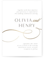 Forever And Foil-Pressed Wedding Invitations