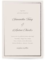 Tux Foil-Pressed Wedding Invitations