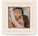 Framed Photo Foil-Pressed Wedding Invitations