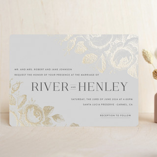 Beloved Foil-Pressed Wedding Invitations