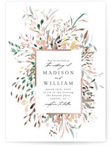 Undone Foil-Pressed Wedding Invitations