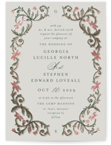 grandeur Foil-Pressed Wedding Invitations