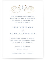 Foil-Pressed Wedding Invitations