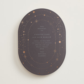 North Foil-Pressed Wedding Invitations