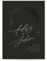 The Arc Foil-Pressed Wedding Invitations