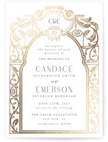 Mirror Foil-Pressed Wedding Invitations