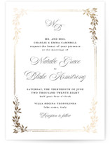 Lake Como Foil-Pressed Wedding Invitations
