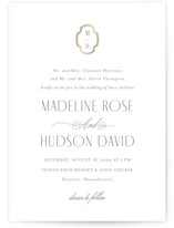 Foil-Pressed Wedding Invitations