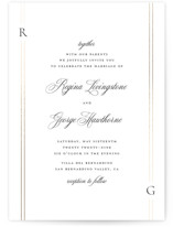 Foil-Pressed Wedding Invitations