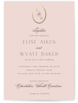 Foil-Pressed Wedding Invitations