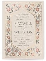 Timeless Nature Foil-Pressed Wedding Invitations
