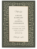 Floral Romance Foil-Pressed Wedding Invitations