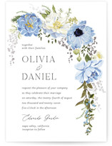 Timeless Blooms Foil-Pressed Wedding Invitations