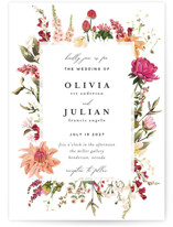 Lush Foil-Pressed Wedding Invitations