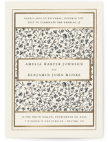 Hansen Foil-Pressed Wedding Invitations