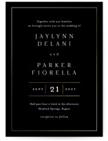 Warm affection Foil-Pressed Wedding Invitations