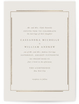 Illusion Foil-Pressed Wedding Invitations