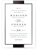 Refined style Foil-Pressed Wedding Invitations