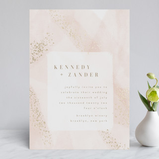 Zara Foil-Pressed Wedding Invitations